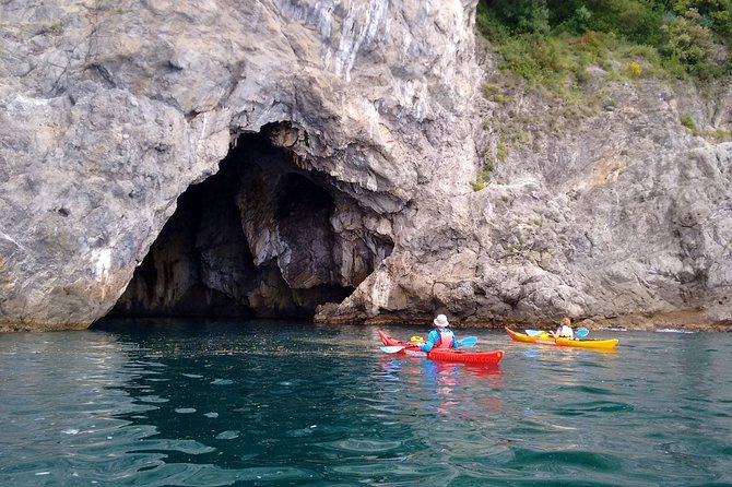 Amalfi Coast Kayak Tour: Explore Caves, Arches & Hidden Beaches - Swimming, snorkeling, and the return to Amalfi