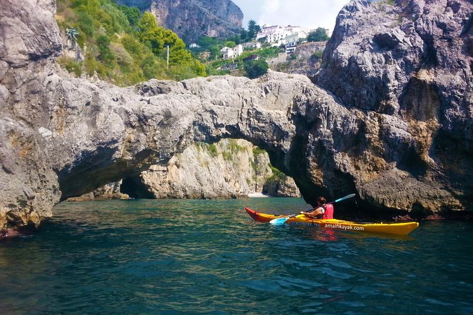 Amalfi Coast Kayak Tour: Explore Caves, Arches & Hidden Beaches - Passing under the Arc of Lovers