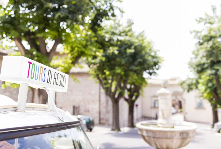 Assisi: Panoramic Tuk Tuk Tour - The Roman Amphitheater and Assisi’s older foundations