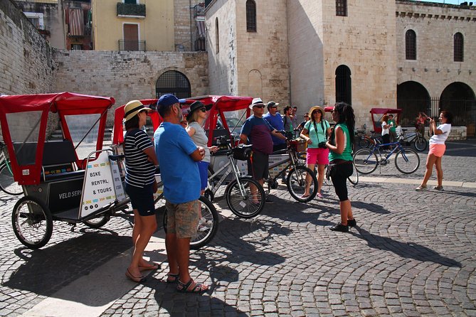 Bari Rickshaw Tour - Piazza del Ferrarese and the old Roman road