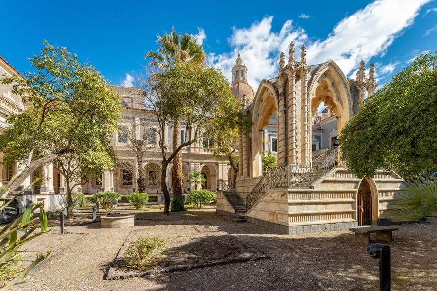 Benedictine Monastery of Catania - English Guided Tour - The two cloisters and the monastic plan