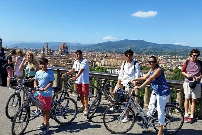 Bike Tour of Florence with Piazzale Michelangelo - Santa Croce, Signoria, and Dante