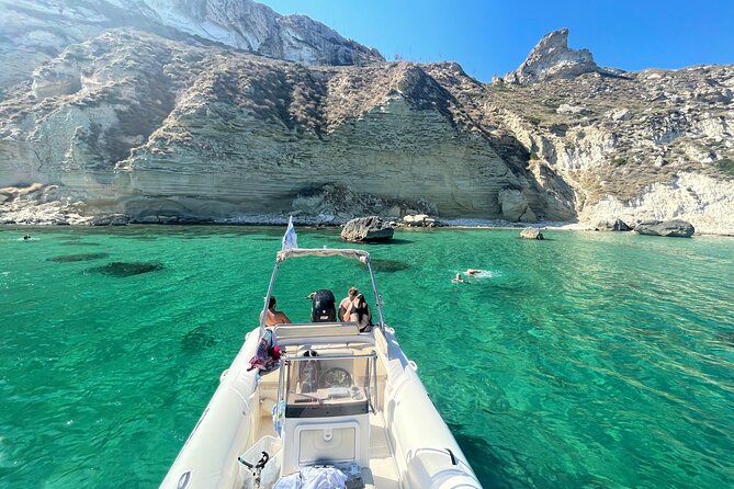 Boat Tour at Devil's Saddle: 4 Swim Stops, Snorkeling & Prosecco - Calamosca Beach and the coastal views