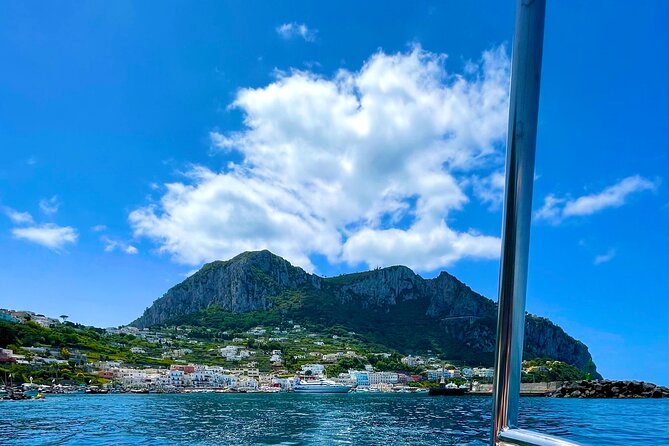 Boat Tour in Capri Italy - Punta Carena lighthouse and the western side of Capri