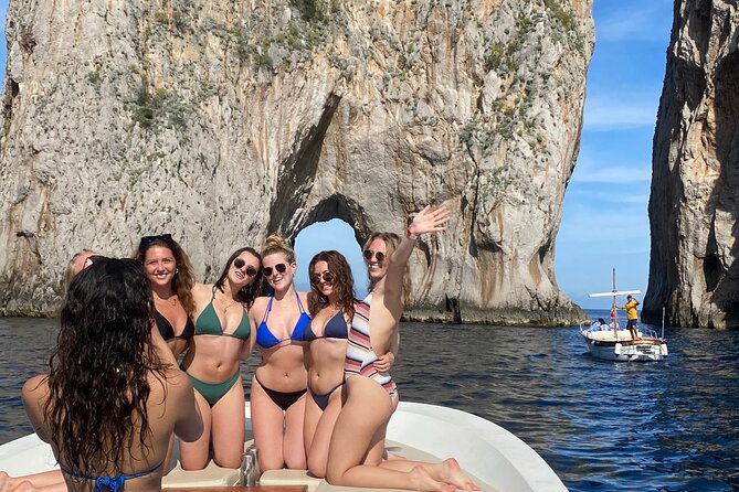 Boat Tour of the Caves on the Island of Capri - The Natural Arch and Capri’s sculpted coast