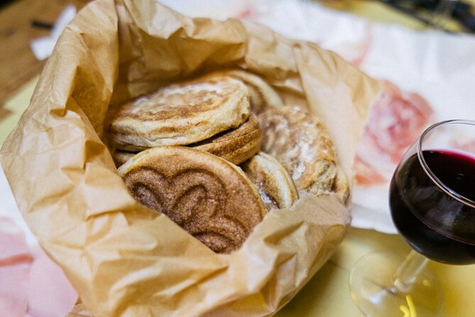Bologna gastronomic experience with a local - Cold cuts, cheese, bread, and wine in an old osteria