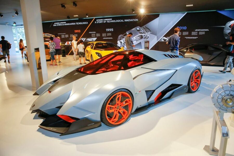 Bologna: Lamborghini Museum Entrance Ticket - The Sian and Countach LPI 800-4 point toward the future