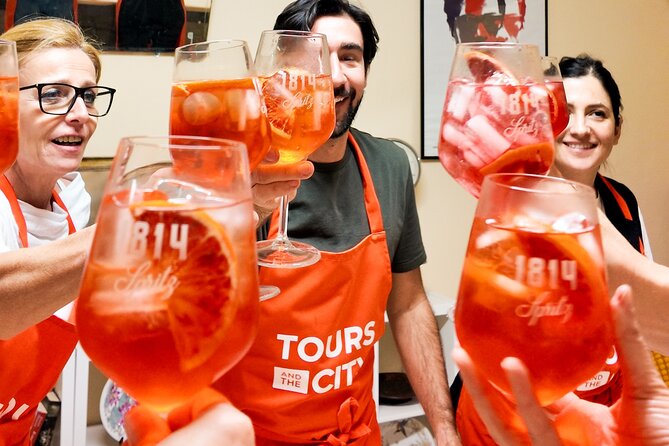 Bologna Local Pasta Cooking Class, Ragu, Spritz, Wine & Gelato - The opening aperitivo: Pignoletto, mortadella, and Crescenta