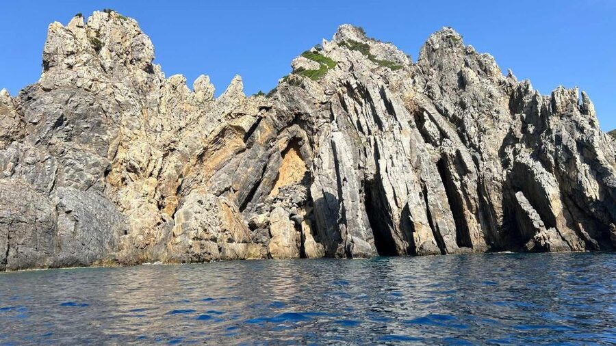 Buggerru: Half-Day Dinghy Tour of the Sardinian South Coast - Cala Domestica swimming stop