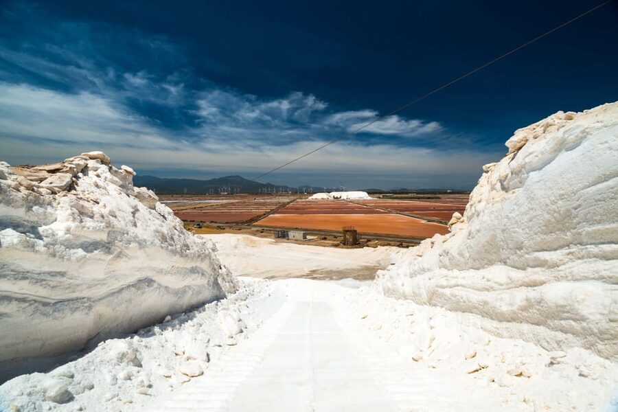 Cagliari: Conti Vecchi Salt Flats Train and Tour - Macchiareddu, the village built around salt