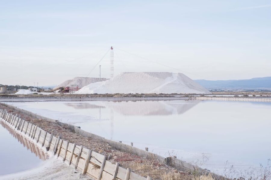 Cagliari: Conti Vecchi Salt Flats Train and Tour - Riding the train through the Santa Gilla Basin