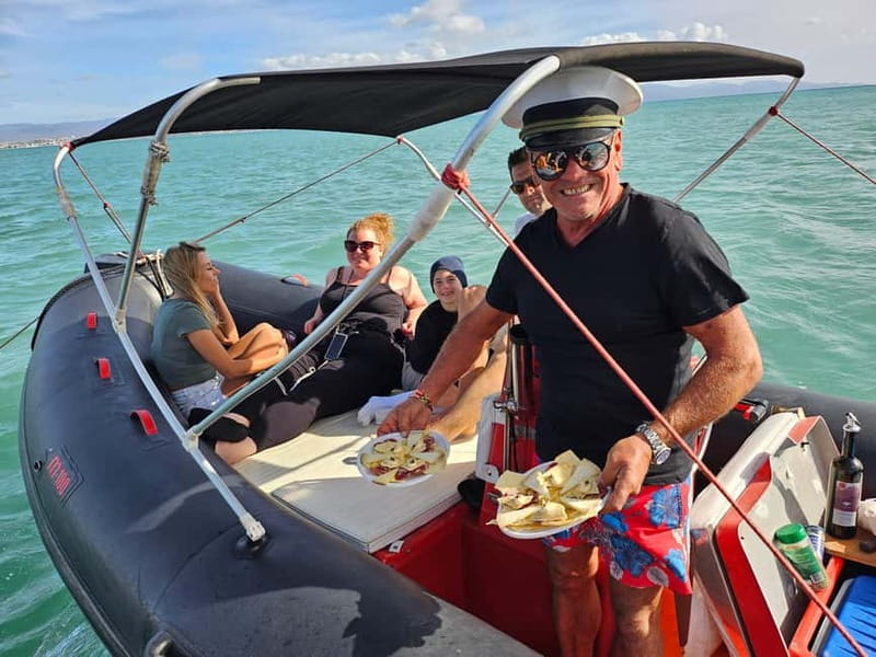 Cagliari:devil's saddle big cruise by boat drink & snack - Sardinian Snacks and the Aperitif