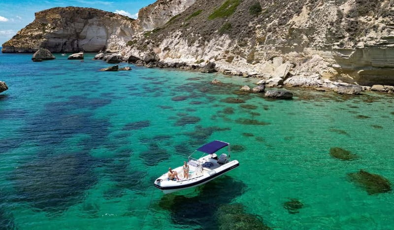 Cagliari: Devil's saddle boat tour, 4 stops and prosecco - Poetto Beach and the relaxed ride home