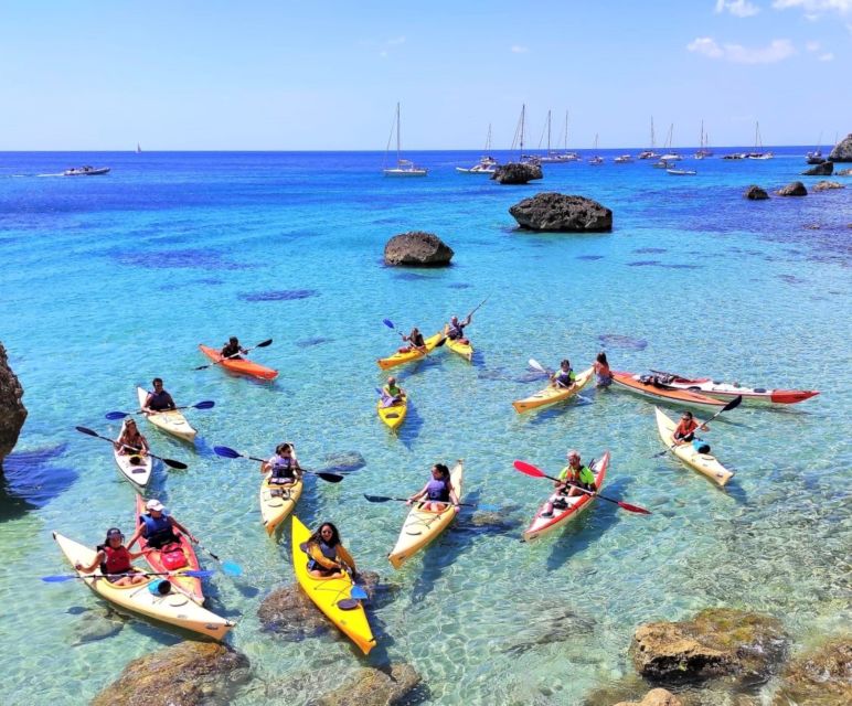 Cagliari: Guided Kayak Excursion in the Gulf of Cagliari - Grotta dei Colombi and Cala Fighera