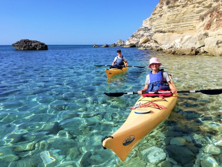 Cagliari: Guided Kayak Excursion in the Gulf of Cagliari - Calamosca gives you the longest break