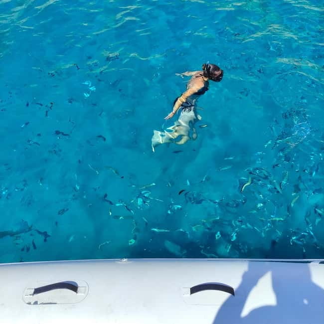 Cagliari: More Than a Boat Tour; Snack, Swim, Sip & Snorkel - Cala Bernat: your first taste of the water