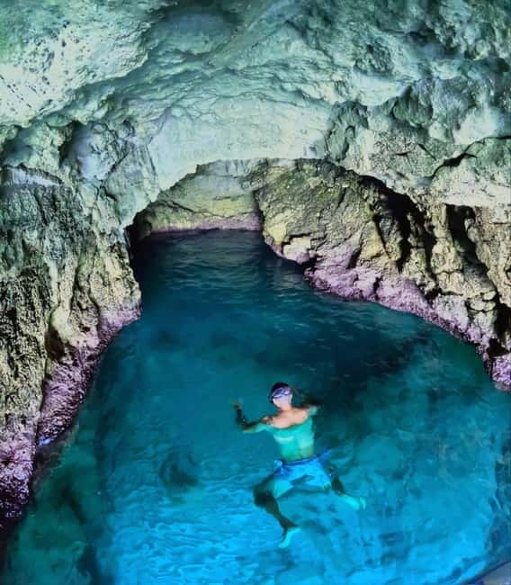 Cagliari: More Than a Boat Tour; Snack, Swim, Sip & Snorkel - Calamosca for swimming and the aperitif