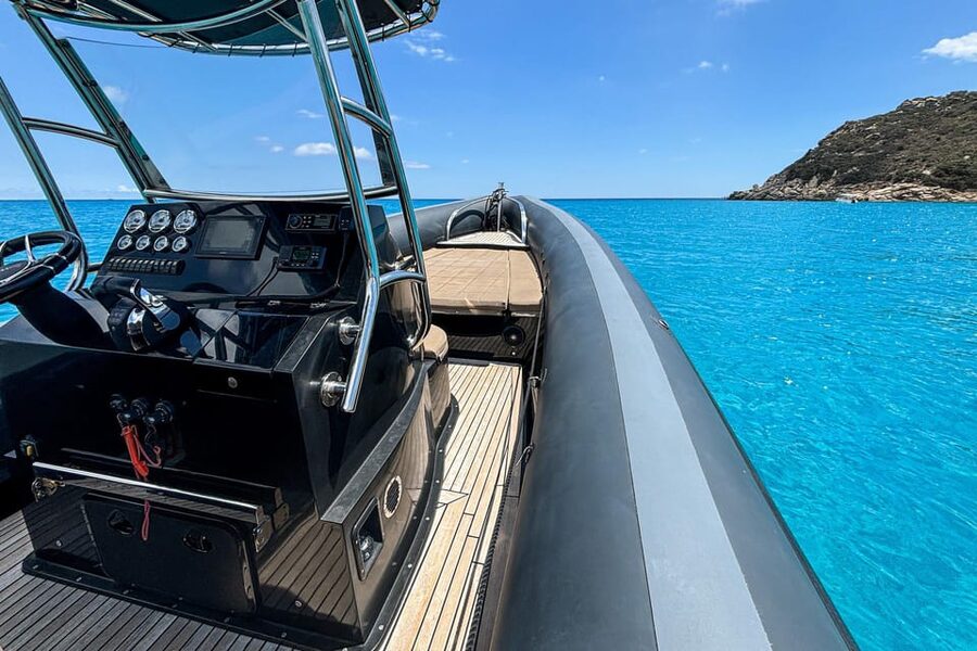 Cagliari: Zodiac Boat Tour, 3-4 SwimStops, Wine & Snorkeling - The final stop near Sella del Diavolo