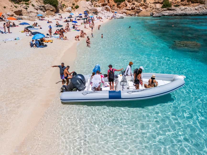 Cala Gonone: Gulf of Orosei Dinghy Cruise with Swim Stops - Caves and grottos from a smaller boat