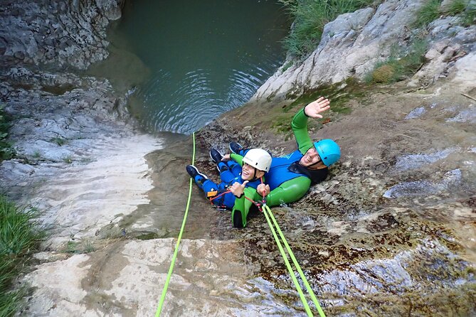 Canyoning "Gumpenfever" - beginner Canyoningtour for everyone - Into the Tignale Gorge