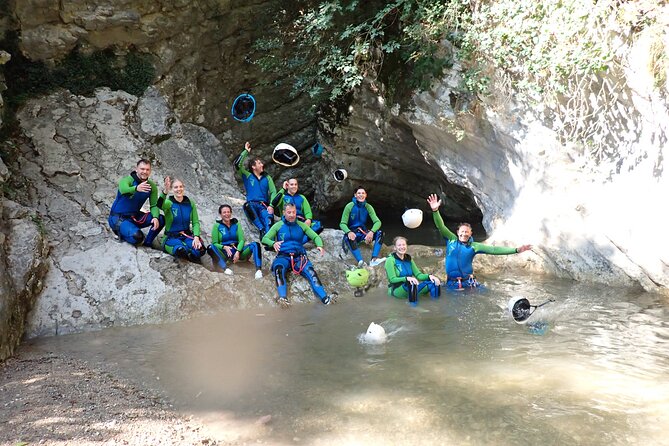 Canyoning "Gumpenfever" - beginner Canyoningtour for everyone - Climbing, sliding, jumping, and swimming