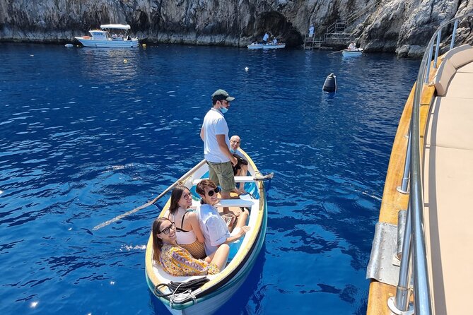 Capri Blue Grotto Small-Group Boat Day Tour From Sorrento - Swimming, snorkeling, and the ride back to Sorrento