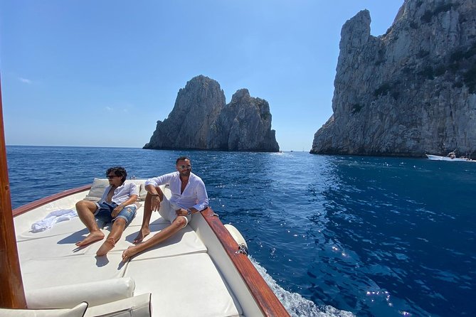 Capri Boat Tour: Grottoes, Swim & Sip Limoncello in a Small Group - The Faraglioni and the Arch of Love