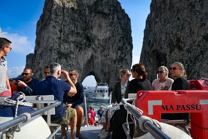 Capri Coast to Coast: Boat Tour with Optional Blue Grotto - Meeting at Marina Grande and getting aboard