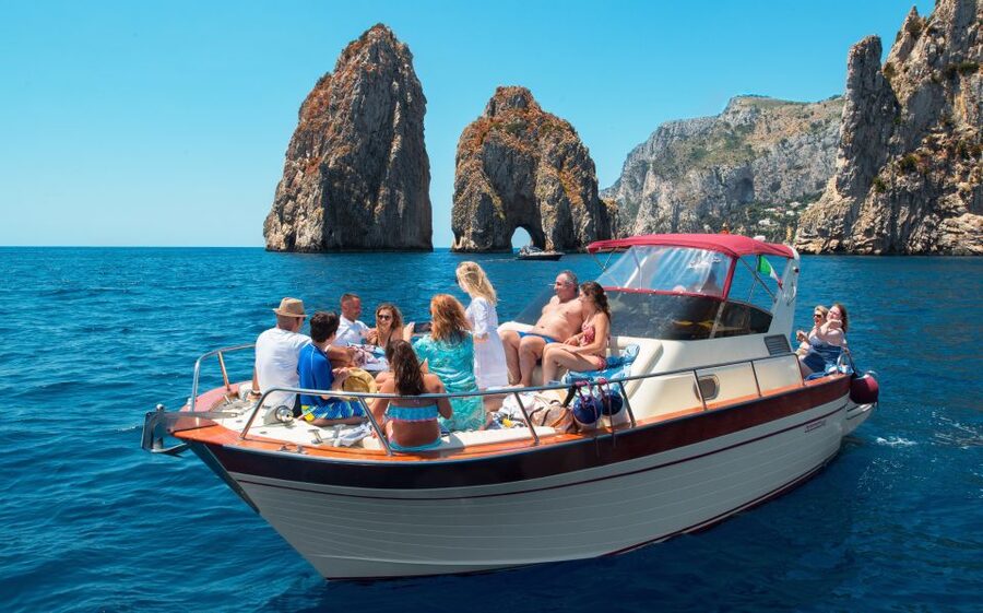 Capri: Full-Day Small Group Boat Tour - Along the Sorrento coast and across the Tyrrhenian Sea