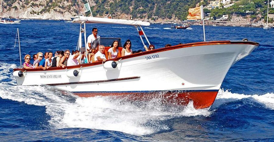 Capri: Island Boat Tour with Blue Grotto Stop - Grotta Bianca and Arco Naturale show Capri’s natural side