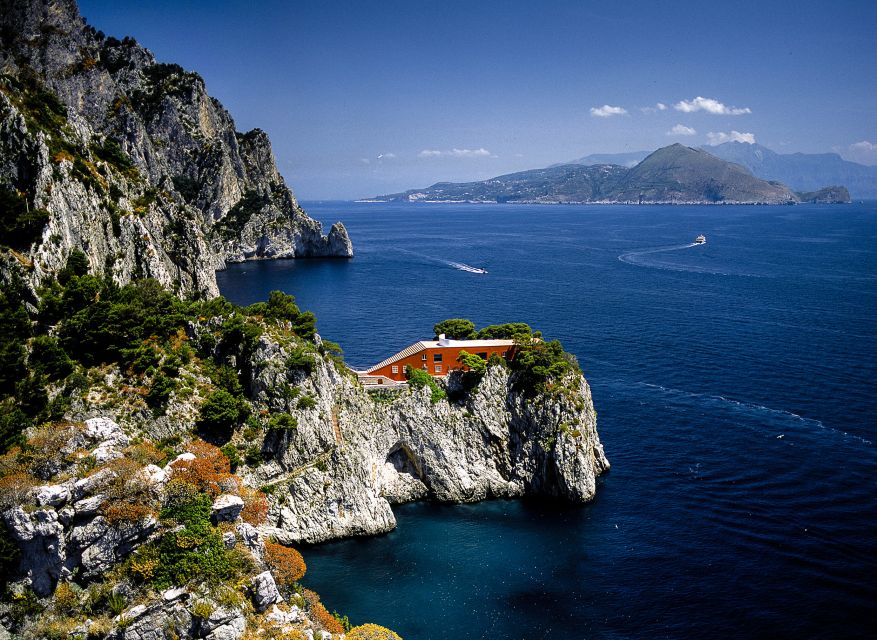 Capri: Island Boat Tour with Blue Grotto Stop - The Green Grotto provides a close coastal look
