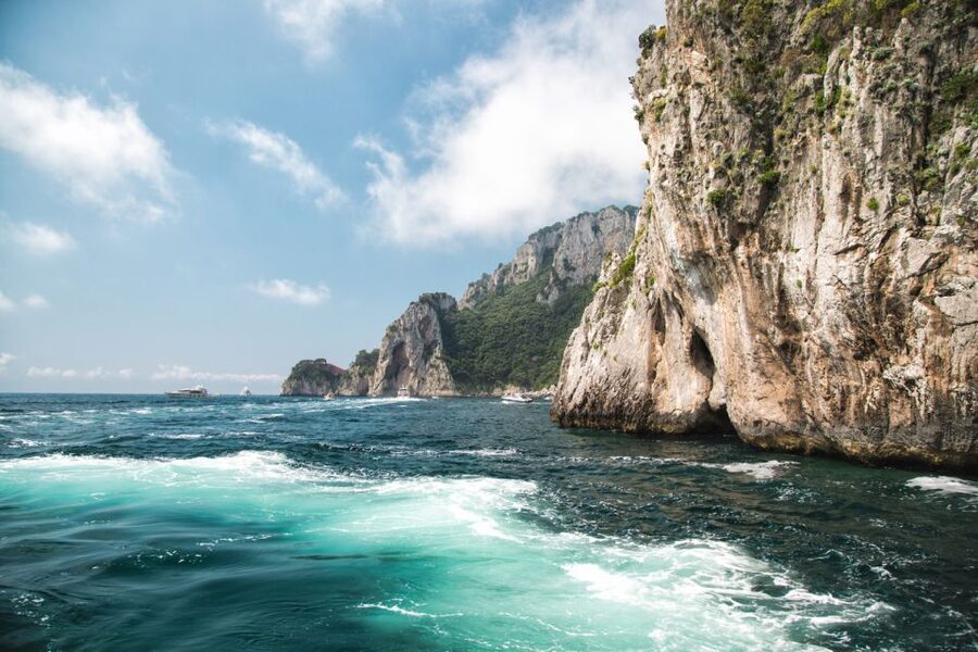 Capri: Island Sightseeing Tour with Blue Grotto Stop - White Grotto, Green Grotto, and the Natural Arch