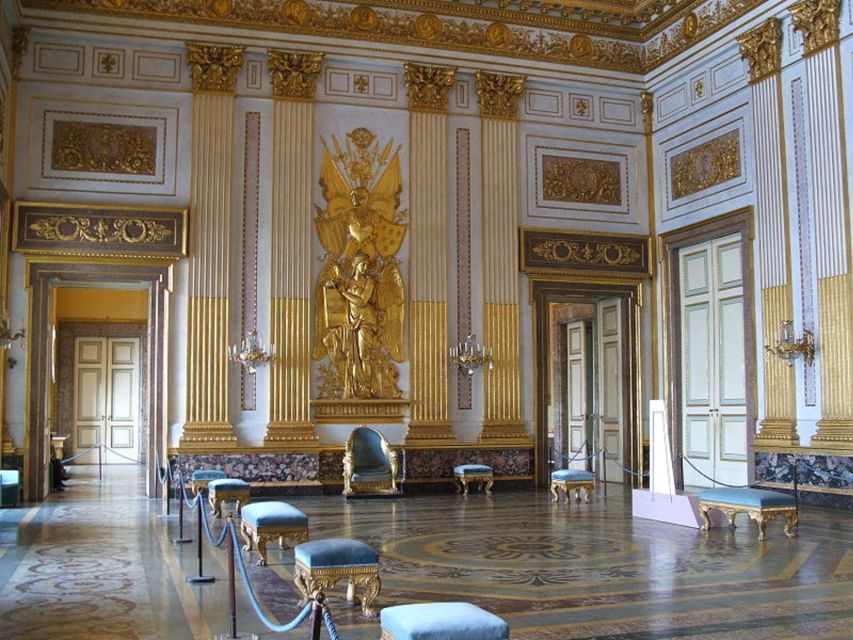 Caserta: Small-Group Royal Palace Tour - Meeting beneath the flags at Piazza Carlo di Borbone