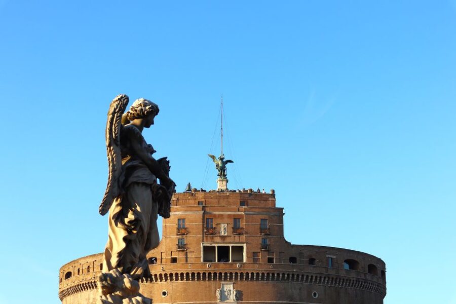 Castel Sant'Angelo Skip-the-Line Entry & Optional Audioguide - The terrace: Rome spread out below