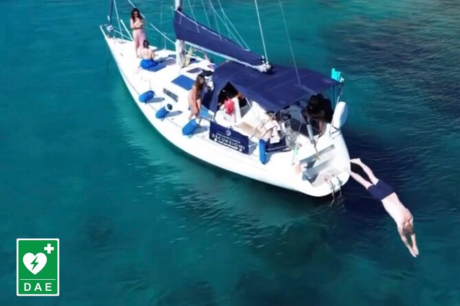 Catamaran tour stops bathing and snorkeling toast with prosecco - Key Points About This Cagliari Boat Trip