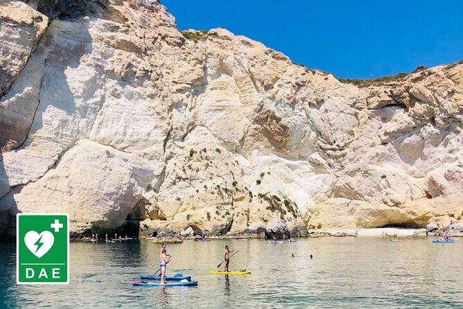 Catamaran tour stops bathing and snorkeling toast with prosecco - Grotta dei Colombi and Its Dark Local Legend