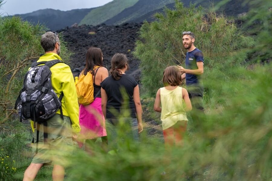 Catania: Etna Nature Tour with Hiking, Cave Visit, & Tasting - The Ragalna tasting: honey, oil, wine, and more