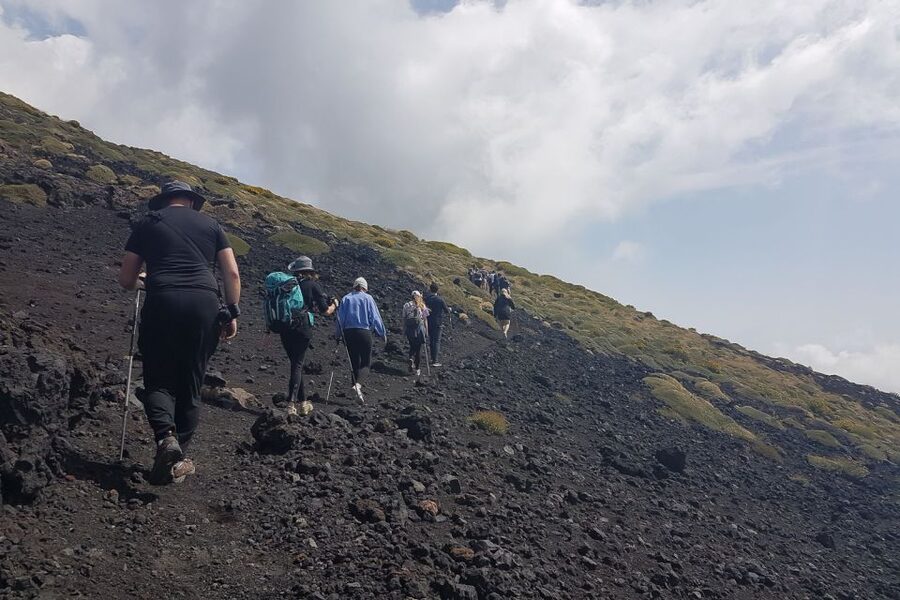 Catania: Mount Etna Trekking Trip off the Tourist Path - Walking beside the Valle del Bove