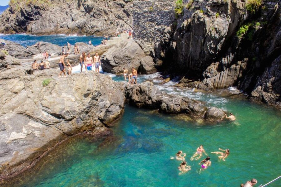 Cinque Terre: Hybrid Boat Tour with Swimming Stop - What the crew adds to the experience