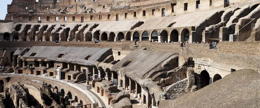 Colosseum, Forum & Palatine with AudioGuide (Arena optional) - Entering the Colosseum and Looking Down Into the Dungeons
