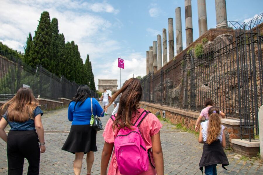 Colosseum Gladiator Tour for Kids and Families - How much walking and sitting to expect