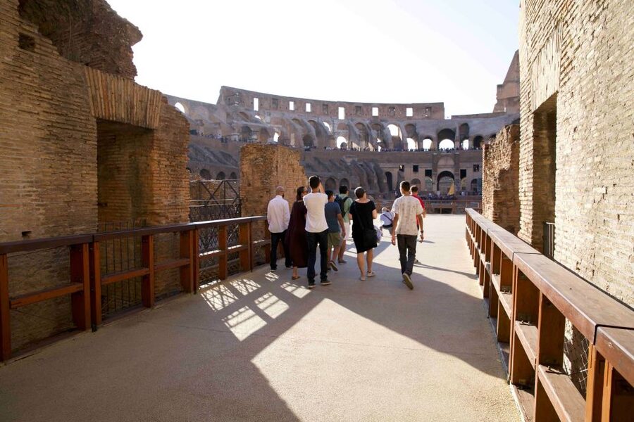 Colosseum: Semi Private Tour with VIP Arena Access - Heat, crowds, and the pace of the visit