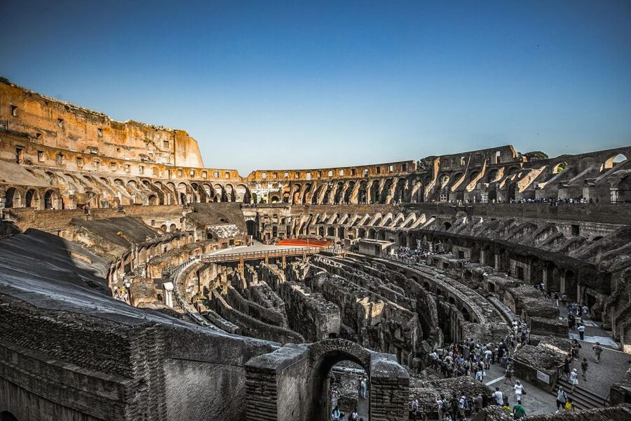 Colosseum: Underground and Ancient Rome Tour - Walking toward the Colosseum