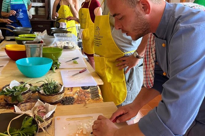 COOKING CLASS in Taormina at Chef Massimo HOUSE!! - What you actually cook during the class