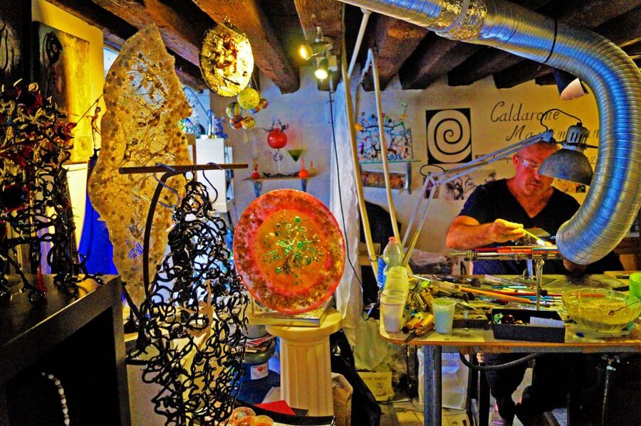 Create Your Glass Artwork: Private Lesson With Local Artisan - Working with heat, color, and old techniques