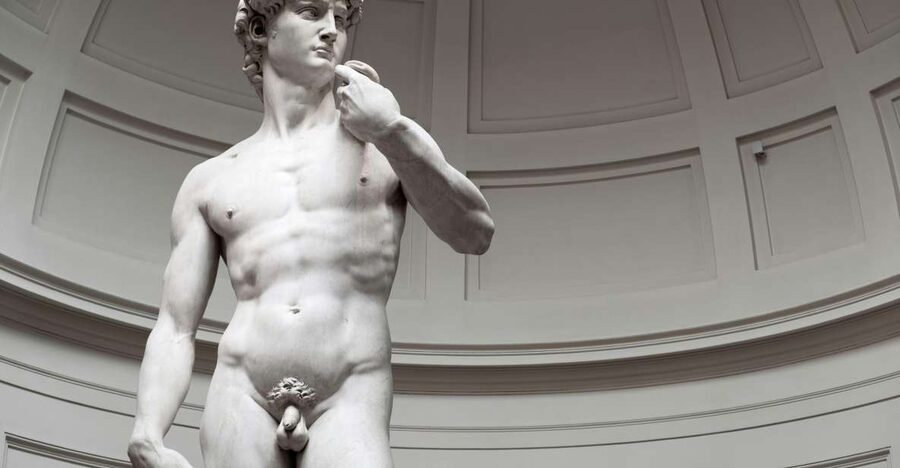 Florence: Accademia Gallery Entry Ticket & David Guided Tour - Waiting outside, with the story already started