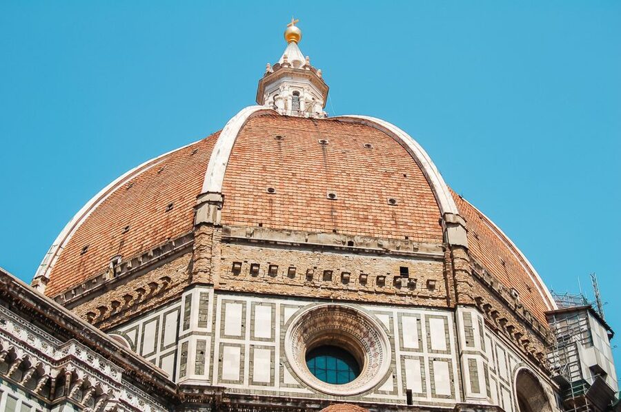 Florence: Cathedral & Brunelleschi's Dome Ticket & Audio App - The Baptistery during mosaic restoration
