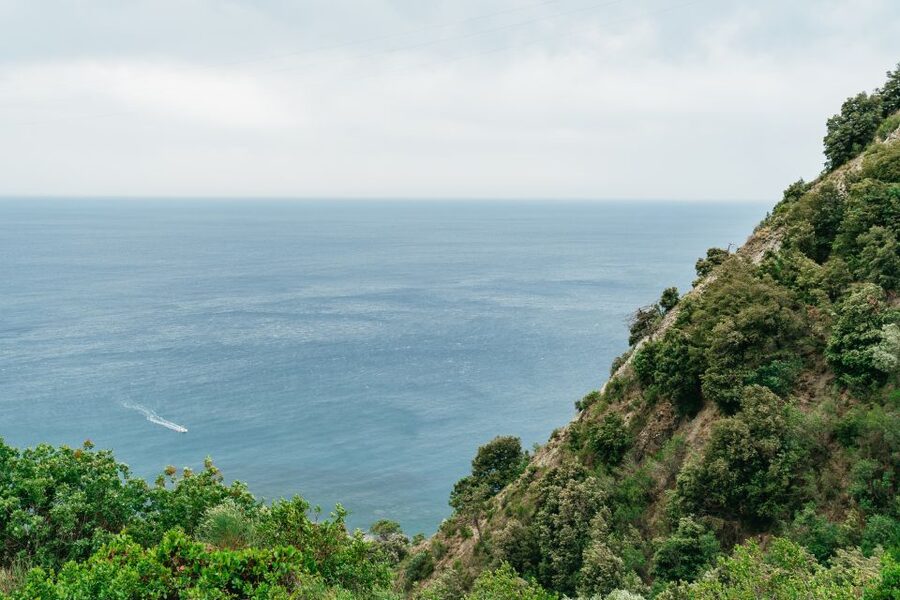 Florence: Cinque Terre Day Trip with Optional Hike - The boat reveals Cinque Terre from offshore