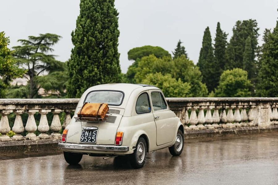 Florence: Countryside Vintage Fiat 500 Driving Tour - Lunch on a Private Terrace