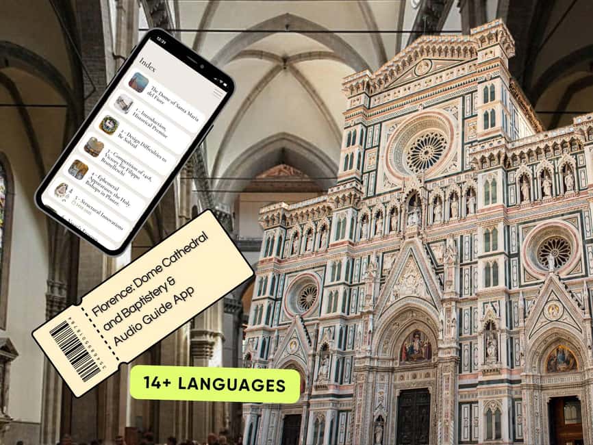 Florence: Duomo Cathedral Priority Entry Ticket & Audio App - The Baptistery and its golden ceiling